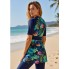  Жіночий купальник FS Modesty Swimming Costume Surfing XXL Синій (9736)