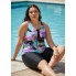  Спортивний роздільний купальник FS Tankini Boyshort Swimsuit XXL Комбінований (9738)
