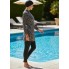 Жіночий мусульманский купальник-буркіні FS Muslim Swimwear XXL Чорний (9743)