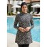 Жіночий мусульманский купальник-буркіні FS Muslim Swimwear XXL Чорний (9743)