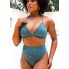  Роздільний купальник CUPSHE Floral Scalloped Bralette XL Зелений (9808)