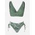 Роздільний купальник CUPSHE Women's Bikini L Оливковий (9819)