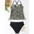 Жіночий купальник танкіні роздільний FS Aria Tankini Top XL з ефектом утяжки Коричневий (9766)
