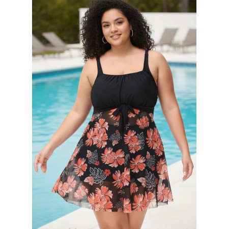 Купальник-сукня Hanna Nikole Tankini Swim Dress Plus Size 56 Чорний (9771) Купальник-сукня Hanna Nikole Tankini Swim Dress Plus Size 56 Чорний (9771)