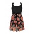 Купальник-сукня Hanna Nikole Tankini Swim Dress Plus Size 56 Чорний (9771)