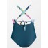 Суцільний купальник Cupshe Geformter Plus Size 2XL Синій (9786)
