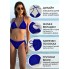 Роздільний жіночий купальник-бікіні FS PONCEAU Women's Beachwear М Синій (9797)