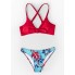  Жіночий купальник Cupshe Women's Bikini Swimsuit М Червоний (9804)