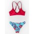  Жіночий купальник Cupshe Women's Bikini Swimsuit М Червоний (9804)