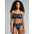 Купальник роздільний Cupshe Bandeau Top Back Tie Swimming М Синій (9811)