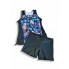  Жіночий купальник FS Tropical Print Crisscross L Чорний (9826)