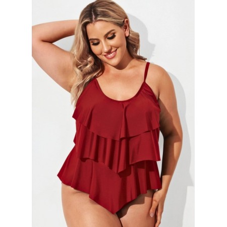 Жіночий купальник FS Tankini-Oberteil XL Червоний (9827)
