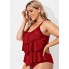 Жіночий купальник FS Tankini-Oberteil XL Червоний (9827)
