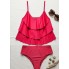 Жіночий купальник FS Tankini-Oberteil XL Червоний (9827)