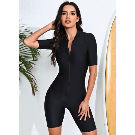 Жіночий спортивний гідрокостюм-купальник FS SBART Swimsuits Short Sleeve L Чорний (9833) Жіночий спортивний гідрокостюм-купальник FS SBART Swimsuits Short Sleeve L Чорний (9833)