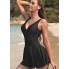  Жіночий суцільний купальник FS SHEKINI Tummy Control Swim Dresses М Чорний (9855)