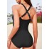 Купальник суцільний FS Tummy Control Swimsuiti М Чорний (9866)