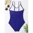 Купальник суцільний FS Jelly Tummy Control Swimsuiti XXL Синій (9884)