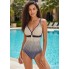 Суцільний купальник FS Monokini Backless М Синій (9925)