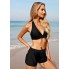  Жіночий купальник FS Vancavoo Women's Swimsuit М Чорний (9930)