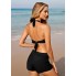 Жіночий купальник FS Vancavoo Women's Swimsuit М Чорний (9930)