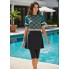  Жіночий купальник FS Modesty Swimming Costume Surfing XXL Зелений (9927)