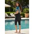  Жіночий купальник FS Modesty Swimming Costume Surfing XXL Зелений (9927)