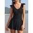 Суцільний купальник-сукня FS SHEKINI Swimdress S з ефектом утяжки Чорний (9943)