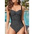 Суцільний купальник FS WIN.MAX Tummy Control Monokini L Чорно-білий (9949)