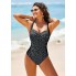 Суцільний купальник FS WIN.MAX Tummy Control Monokini L Чорно-білий (9949)