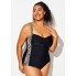 Суцільний купальник FS WIN.MAX Tummy Control Monokini XL Чорний (9952)