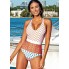 Cуцільний купальник Cupshe Beautiful World Print Swimsuit М Білий (9955)