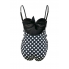 Суцільний купальник FS Swimsuits Women Reducers Bandeau Push Up L Чорний (9961)