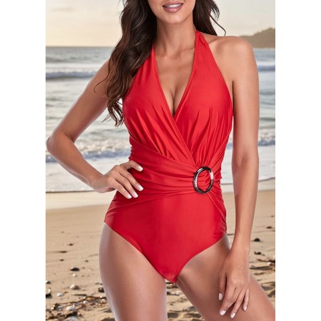 Слитный купальник FS Elegant Swimsuit М Красный (9972) Слитный купальник FS Elegant Swimsuit М Красный (9972)