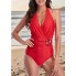 Суцільний купальник FS Elegant Swimsuit М Червоний (9972)