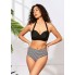 Жіночий купальник FS Rayson Bikini Set L Чорно-білий (9976)