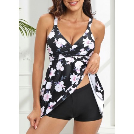  Женский купальник-платье FS Tankini Swimsuit L Комбинированный (9978)