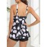  Жіночий купальник-сукня FS Tankini Swimsuit Plus Size L Комбінований (9978)