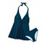 Жіночий купальник-танкіні FS Doulafass Swimdress М Морської хвилі (9982)