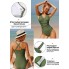 Купальник суцільний FS Tummy Control Swimsuiti XL Оливковий (9865)