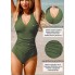 Купальник суцільний FS Tummy Control Swimsuiti XL Оливковий (9865)