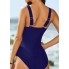 Купальник суцільний FS Dokotoo Tummy Control Swimsuiti L Темно-синій (10017)