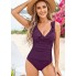 Суцільний купальник FS Firpearl Women's М Сливовий (10067)