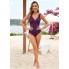 Суцільний купальник FS Firpearl Women's М Сливовий (10067)