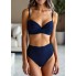  Жіночий роздільний купальник FS Bikini Set Bohemian L Темно-синій (10091)