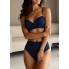  Жіночий роздільний купальник FS Bikini Set Bohemian L Темно-синій (10091)