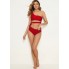 Жіночий купальник FS Wantonfy Bikini Set М Червоний (10101)