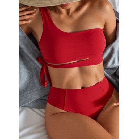 Жіночий купальник FS Wantonfy Bikini Set М Червоний (10101)