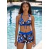  Жіночий купальник FS Tankini Yonique Women's Plus Size М Комбінований (10121)
