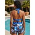  Жіночий купальник FS Tankini Yonique Women's Plus Size М Комбінований (10121)